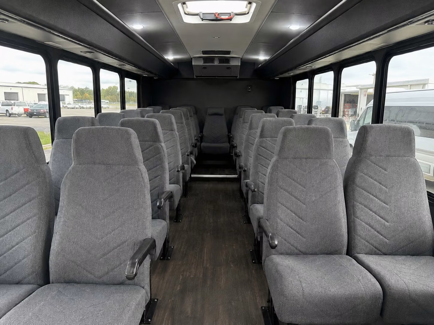 15 passenger minibus interior