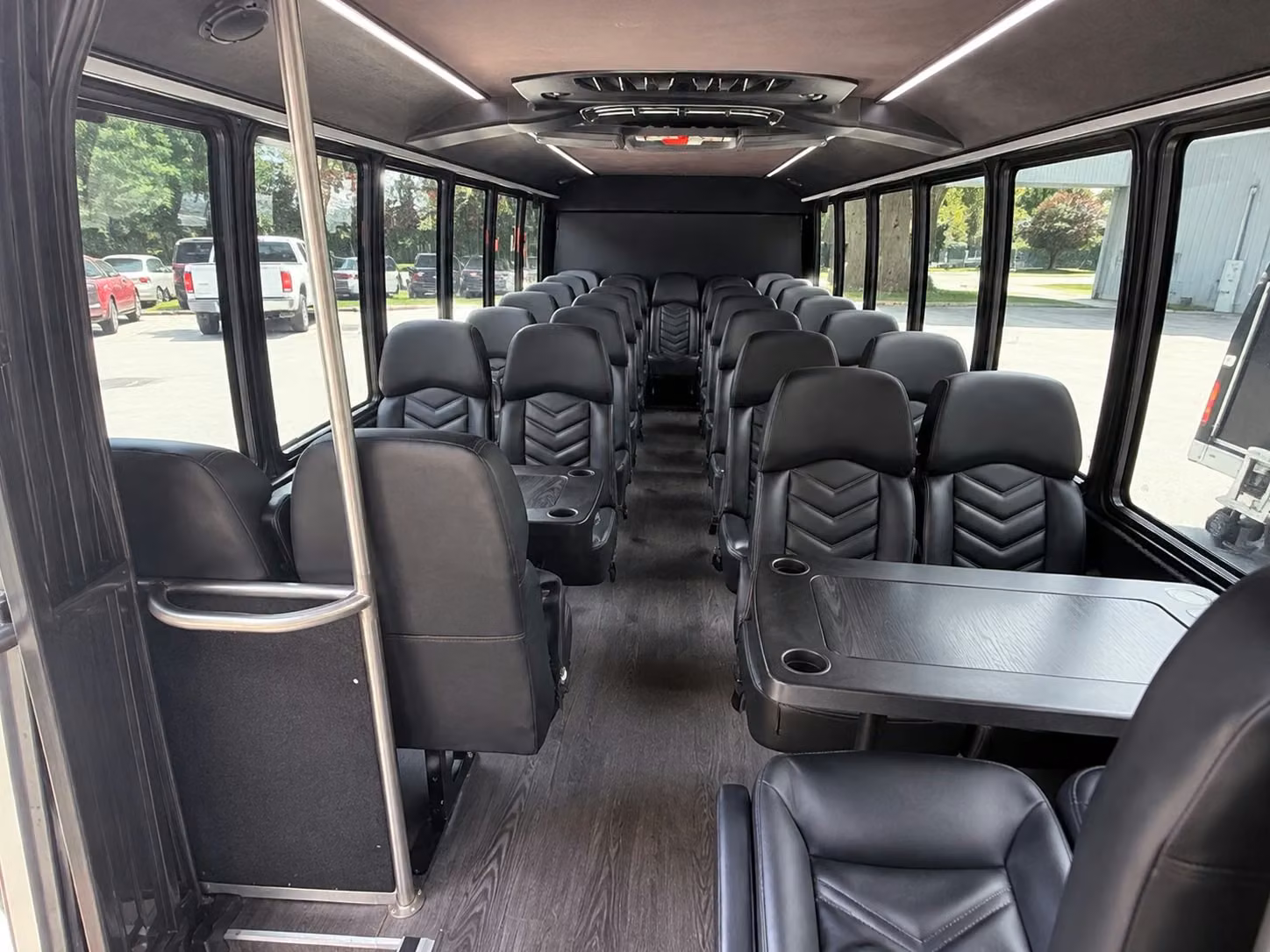 20 passenger minibus interior