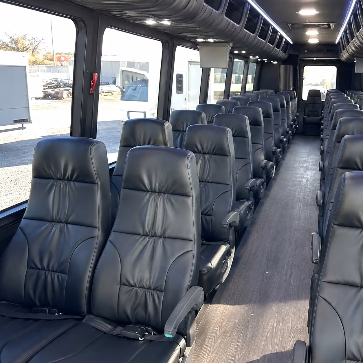 25 passenger minibus interior