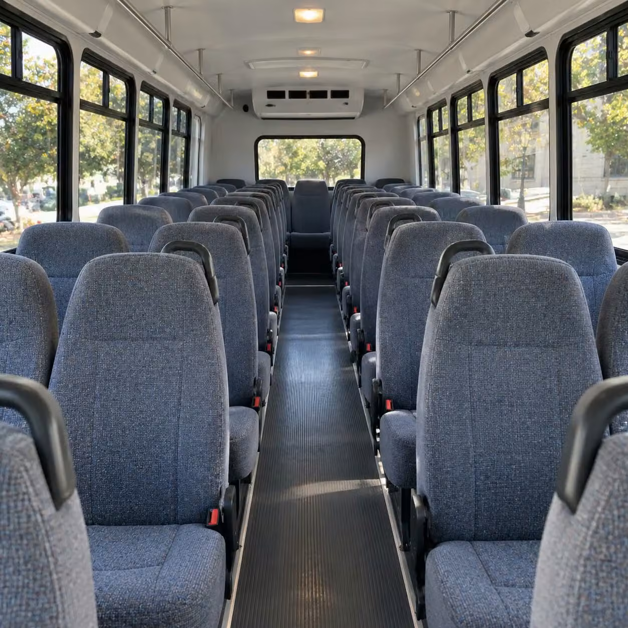 30 passenger minibus inside
