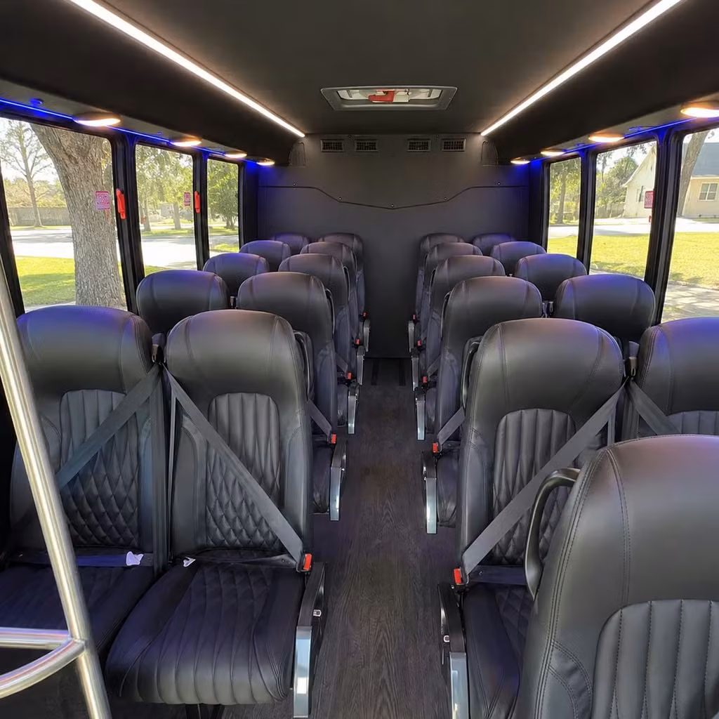 30 passenger minibus interior