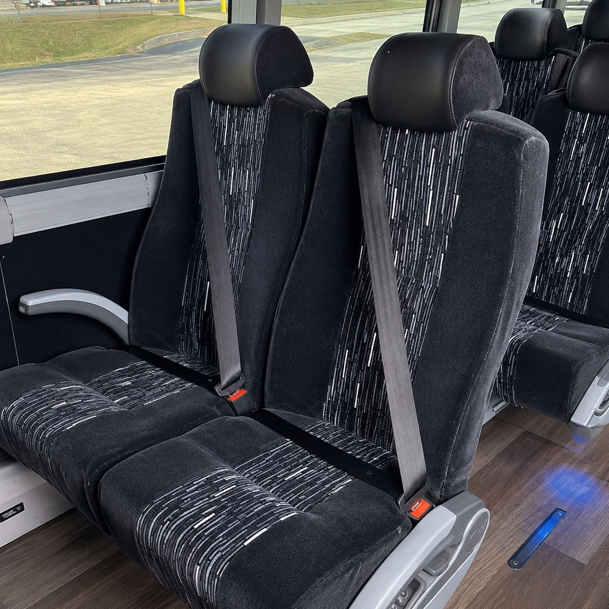 rohnert park charter bus interior