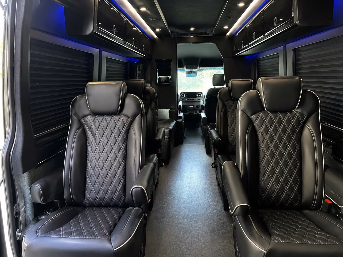 sprinter van with driver interior